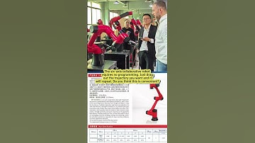 The robot arm span is 93 cm#robot #industrialrobot #Sixaxisrobot #collaborativerobots #automated