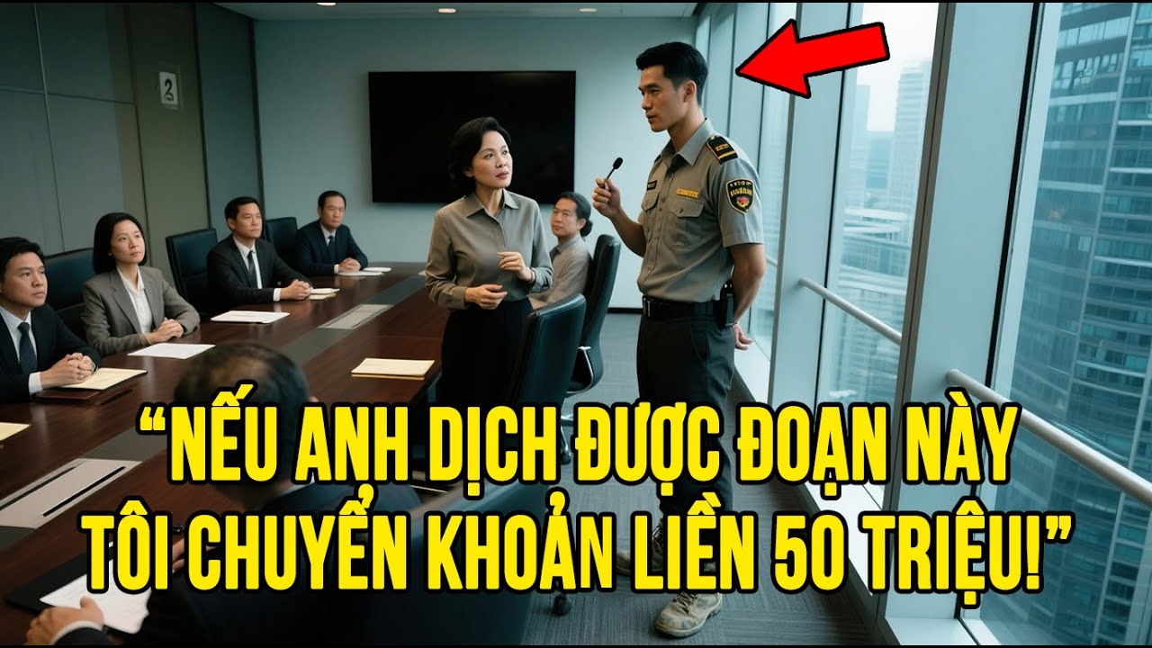 “Dịch Được Tôi Cho 50 Triệu” – Nữ Tỷ Phú Nói Với Anh Bảo Vệ Và Cái Gật Đầu Khiến Bà Đứng Hình