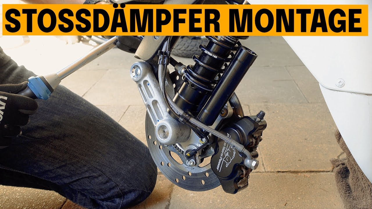 BGM Stossdämpfer Einbau DIY Vespa Gts 300