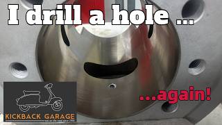 Making a 2 Stroke decompression port #kickbackgarage
