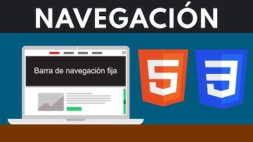 ➡️Cómo CREAR un MENÚ de NAVEGACIÓN usando HTML y CSS