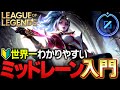 【やさしいLoL講座】世界一分かりやすいミッドレーンの立ち回り入門解説【League of Legends】