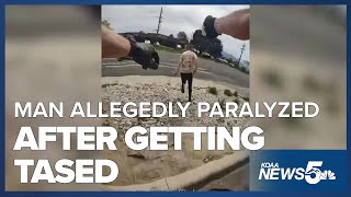 Man sues Colorado Springs Police officer after being tased and reportedly left paralyzed