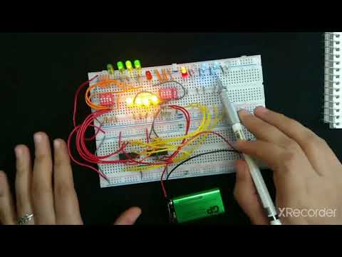 logic design  project, junior Mechatronics , Adding and subtracting circuit