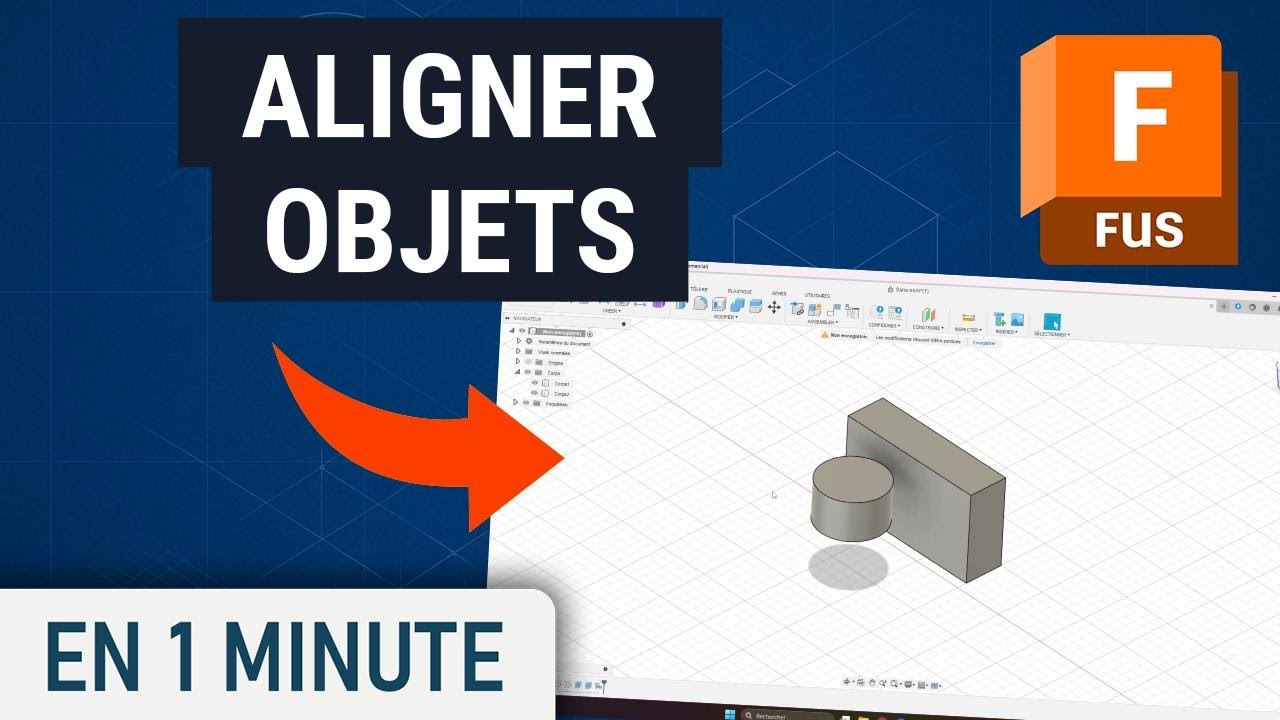 Aligner deux objets sur Fusion