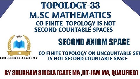 co finite topology on uncountable set is not second countable space|co finite topology|-33