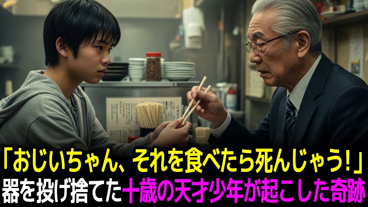「おじいちゃん、それを食べたら死んじゃう！」  器を投げ捨てた十歳の天才少年が起こした奇跡｜人生ドラマ｜オーディオブック