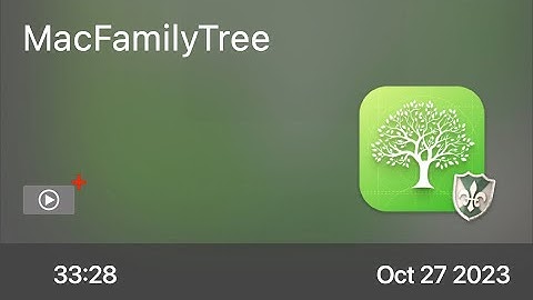 MacFamilyTree - Preview