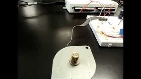 Control motor a pasos por Labview
