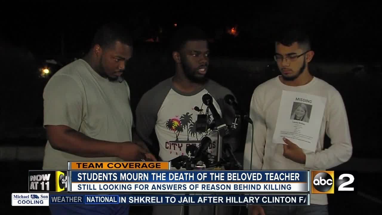 Students mourn loss of Wilde Lake High School teacher - YouTube