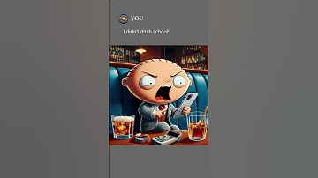 Ditching school - Family Guy edition #ai #chatgpt #familyguy
