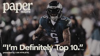 DeVonta Smith: "I'm Definitely A Top 10 WR." | PAPER ROUTE