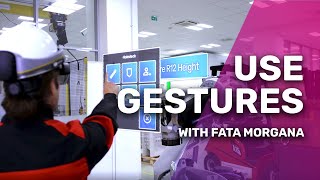 How To Use GESTURES With Microsoft Hololens and Fata Morgana screenshot 3