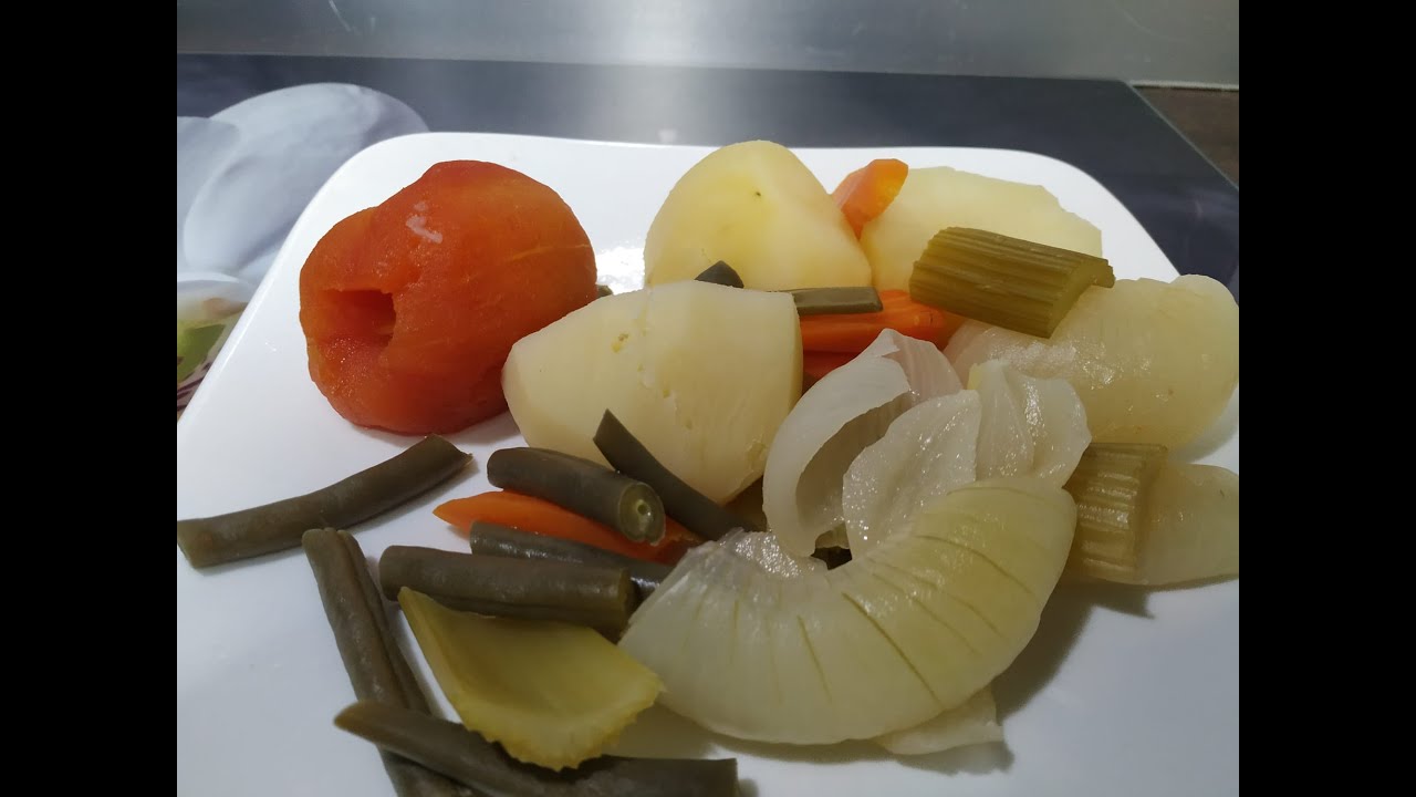 VERDURA HERVIDA O HERVIDO CON CHUP CHUP!!