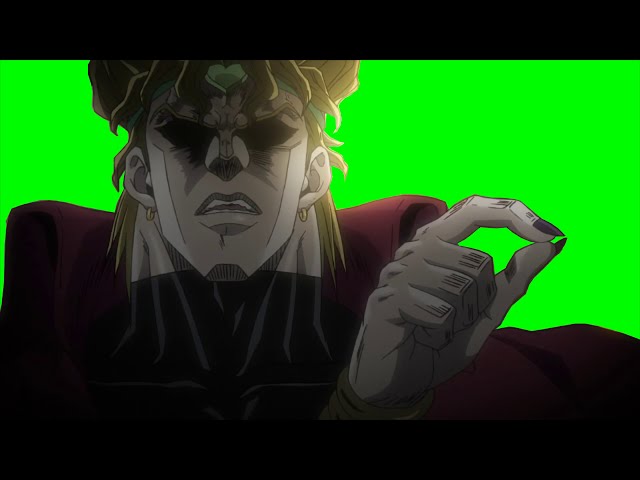 Kono Dio Da! greenscreen 