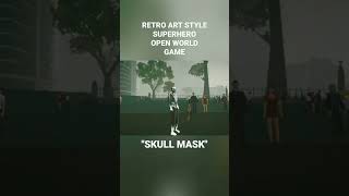 SKULL MASK INDIE SUPERHERO GAME | RETRO ART STYLE | #indiegame #androidgames #superhero screenshot 1