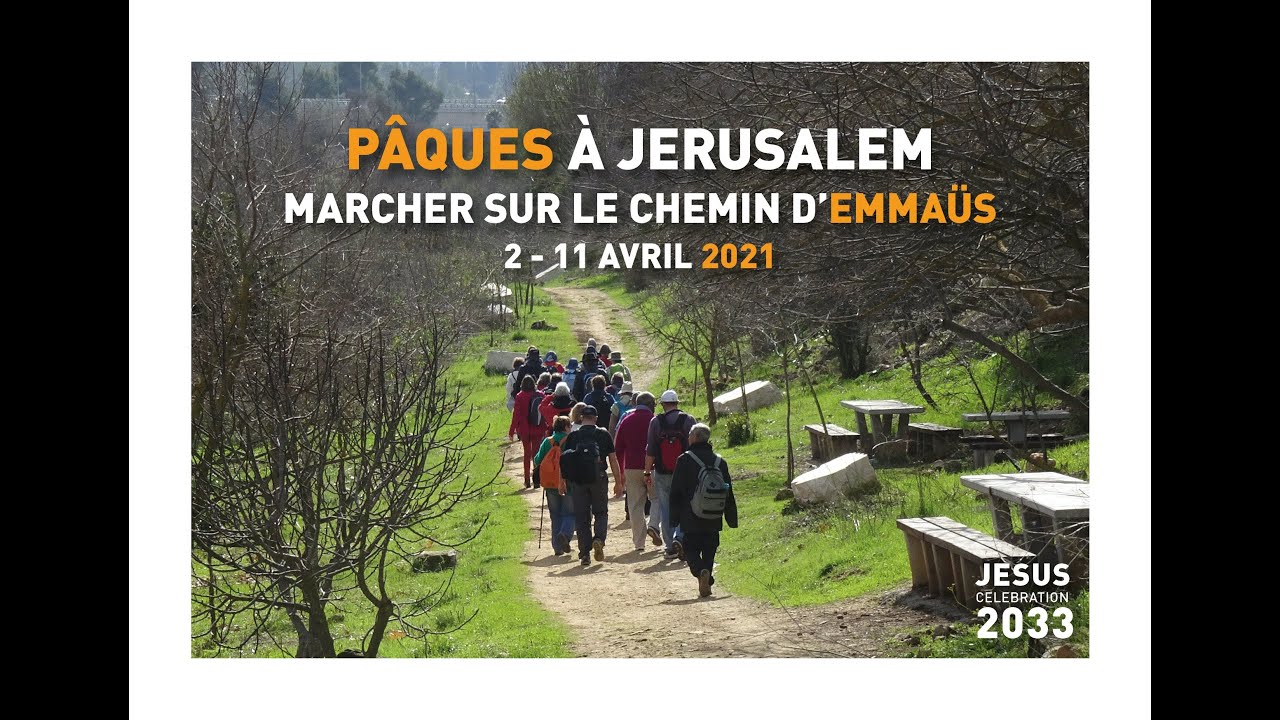 Marche sur le chemin d'Emmaus, janvier 2020 et semaine de l'unité à Jérusalem