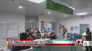 US issues advisory about travel to China