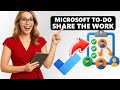 How to ASSIGN TASKS in MICROSOFT TO DO
