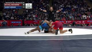 Mitchell Mesenbrink vs Quincy Monday 74kg con-semis - Olympic Team Trials 2024