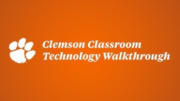 Clemson Classroom Walkthrough - 2020/2021