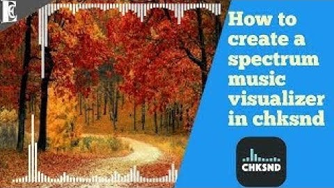 How to create an audio spectrum using chksnd