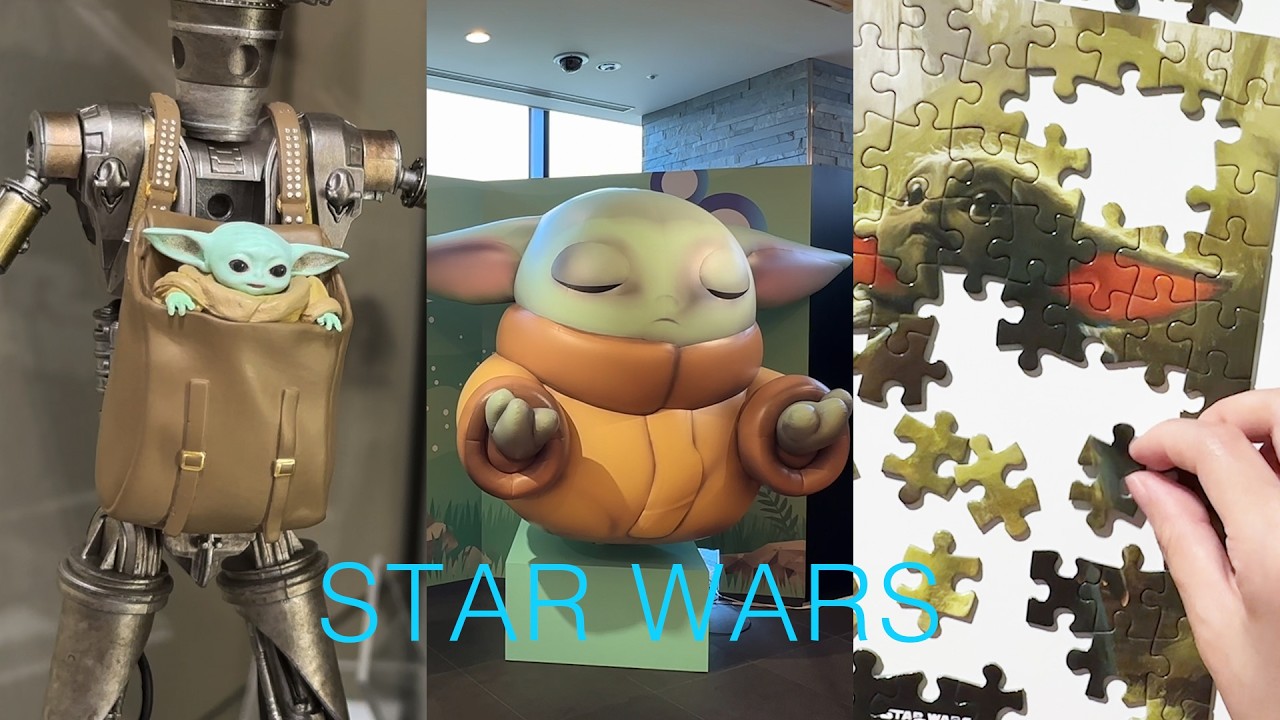 スターウォーズ新作のグッズ！マニアの方は必見！ STAR WARS vlog】Still obsessed with Grogu? 🪐💚｜POP-UP, movie