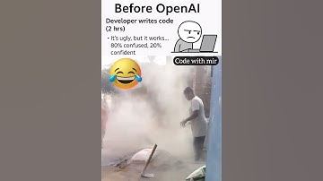 When Developer writes code ,before Open AI 🤣😂 #meme  #coding #memes #funny #funnyshorts #comedy #fun