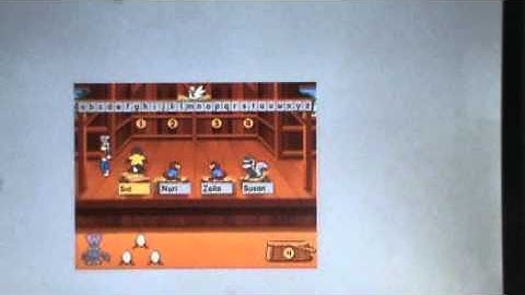 Reader Rabbit 2 Gameplay - Alphabet Dance Level 4