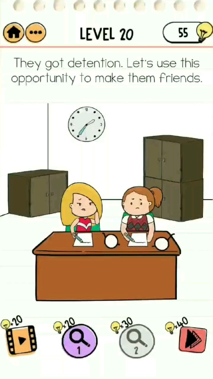 Brain Test 2 Level 20 Crazy High School Tricky Stories Solved