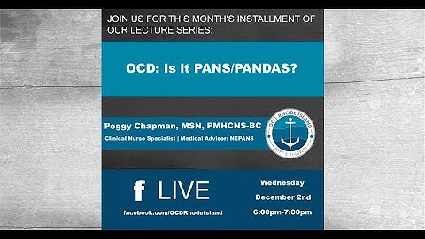 OCD: Is it PANS/PANDAS?