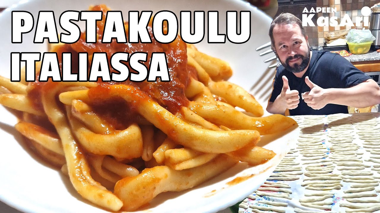 PASTAA ITALIALAISELLA SUKURESEPTILLÄ - ALKUPERÄISESTI