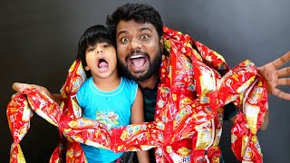 Etne Sare Gifts  60 Gift Packets Unboxing by Bittu !! AP Drawing