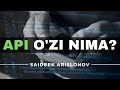 API o'zi nima?