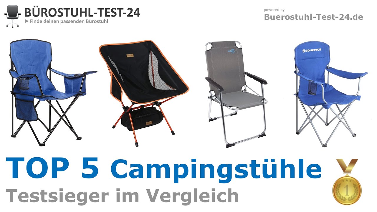 Die besten Campingsthle (TOP 5)  Testsieger im Vergleich (Klapp- und  Faltsthle)