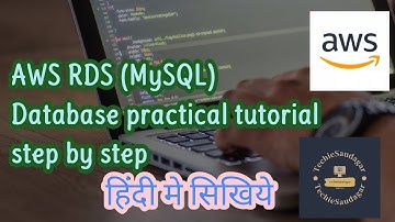 AWS RDS MySQL Database Practical Guide in Hindi