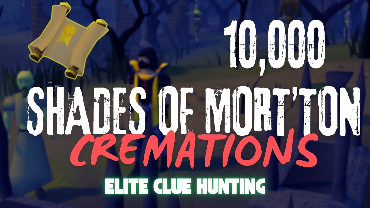 Shades of Mort'ton for ELITE Clues – The REAL Drop Rate