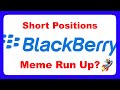 Blackberry stock news  analysis bb stock dd meme run updfv roaring kitty newsinvestingtrading