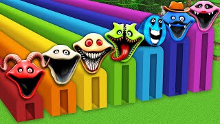 SURVIVAL in ALL HUNGRY WORM'S TUNNELS | HUNGRY SNAKE | BRAINROT in Minecraft !