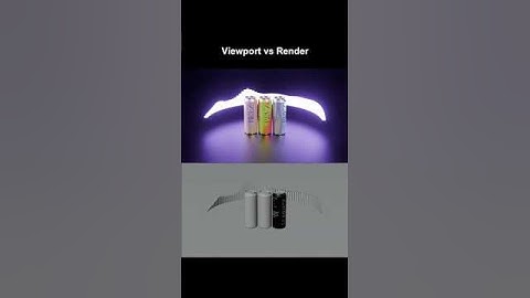 viewport vs render of my latest project #shorts #productanimation