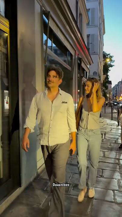 Gigi hadid and Bradley cooper walking together in Paris! New viral video #viralvideo #viralshort