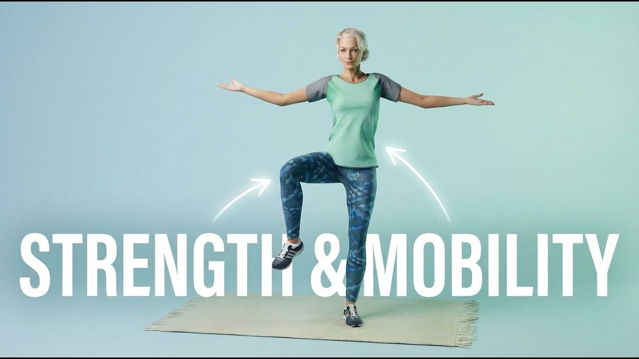20 Min Full Body Workout Seniors Can Do for Strength & Mobility - YouTube