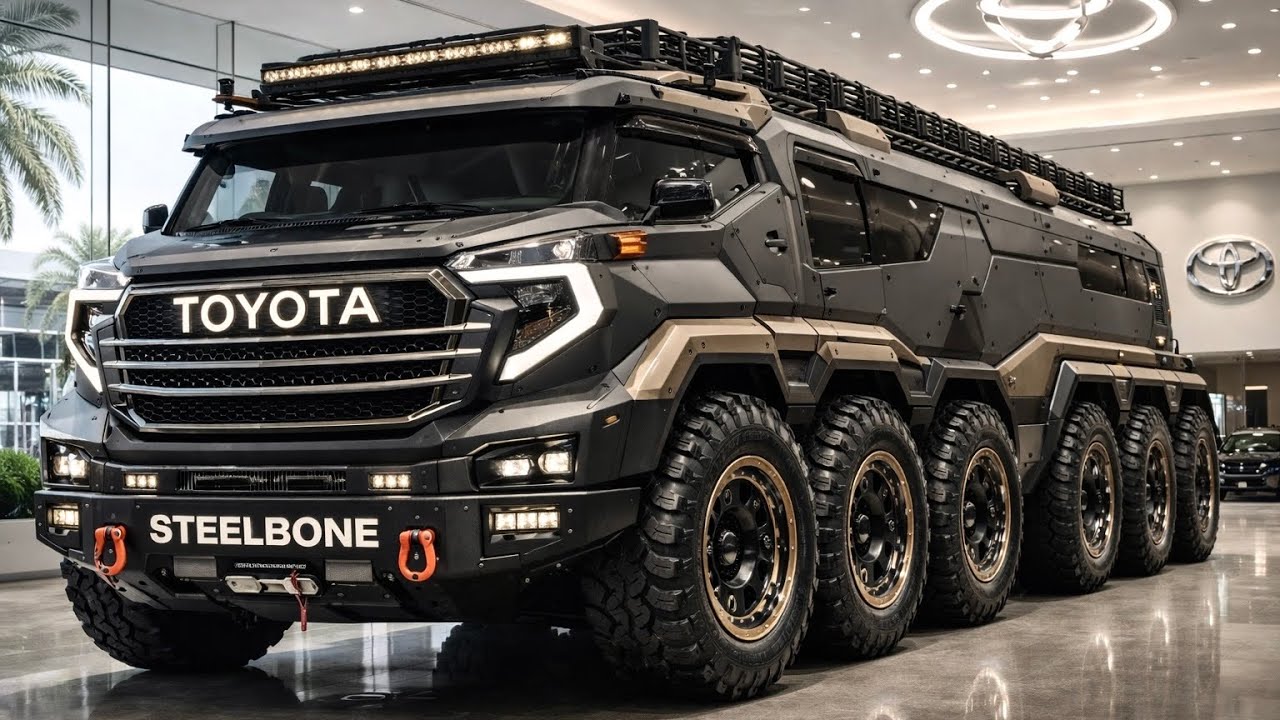 Toyota 12x12 2026 STEELBONE - Когда автодом превращается в танк для выживания!