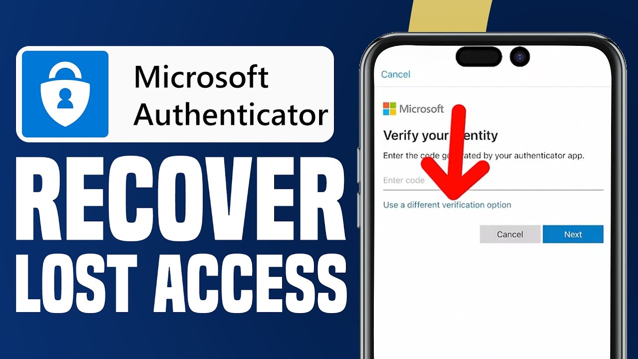 How To Recover Lost Access To Microsoft Authenticator App (Step By Step ...