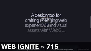 web ignite ~ 715 : Unicorn Studio — WebGL design tool