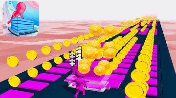 Stack Colors Run - Stack Colors Walkthrough Gameplay - All Levels Unlocked - Android Ios Gameplay