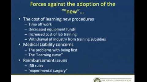 Innovation in Surgery Responsibilities and Ethical Considerations