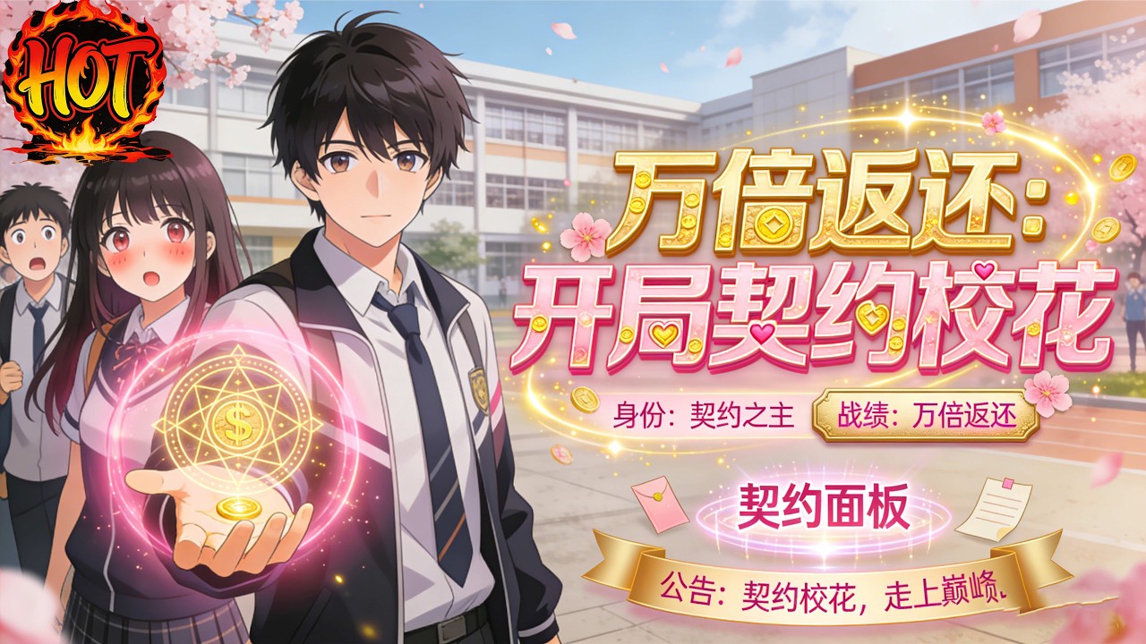 ✨【强推】《万倍返还：开局契约校花》第1~62集穿越高武世界，龚宇开局就被女友分手，反手契约学校S级校花，只要赠送就能开启万倍返还。#穿越 #末世 #异能 ##动态漫画# 漫野推文