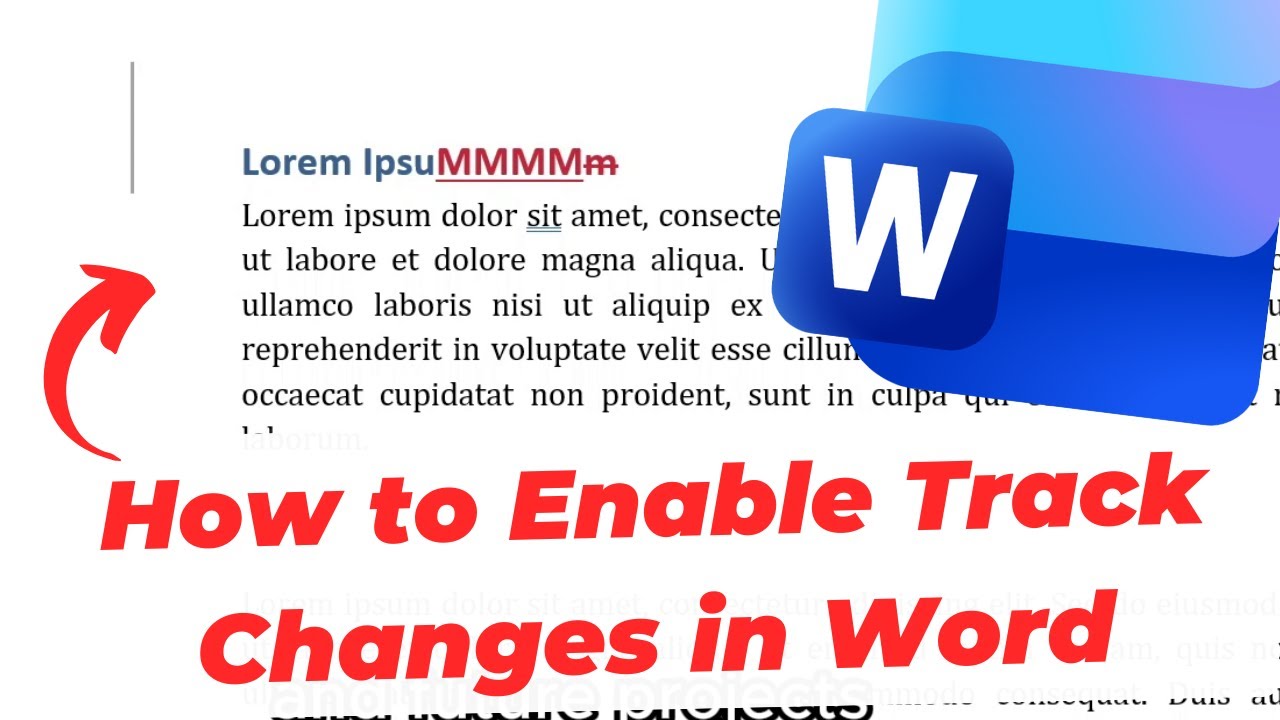 How to Enable Track Changes in Word - YouTube