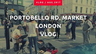 Portobello Rd. Market in London - August 2017